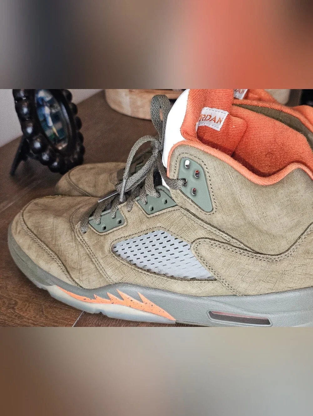 Mens Air Jordan 5 Retro 2024 Olive
